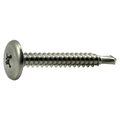 Midwest Fastener Self-Drilling Screw, #8 x 1-1/4 in, Stainless Steel Phillips Drive, 50 PK 53712